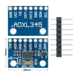 ADXL345 Module accéléromètre 3 axes I2C / SPI