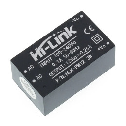 Module AC/DC isolé HLK-PM12 3W 230V vers 12V 250mA