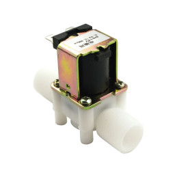 Electrovanne 12V 1/2 pouces conduit en plastique pour eau