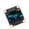 Écran OLED 0.96 Pouces 128x64 - Bleu et Jaune