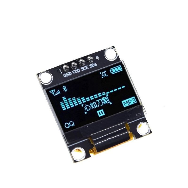 Écran OLED 0.96 Pouces 128x64 - Bleu