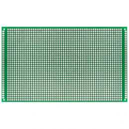 PCB FR-4 prototypage 9x15 cm double face au pas de 2.54mm