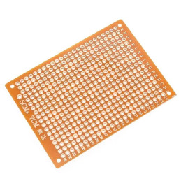 Lot de 10 plaquettes de prototypage électronique en bakélite 5 x 7cm