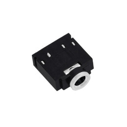 Connecteur audio Jack 3.55MM PJ307 de couleur noir