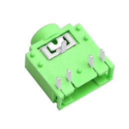 Connecteur audio Jack 3.55MM PJ307 de couleur verte