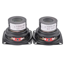 Lot de 2 Haut-Parleurs 8 Ohms 10W YD50-4B