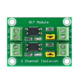 Carte isolation optocoupleur PC817 2 canaux