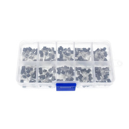 Assortiment de 200 transistors bipolaires traversants